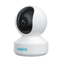 Reolink Dual WiFi PT-kamera E340 - 8MP | 4K Ultra HD | 3X optisk zoom - IR 12 m / Automatisk sporing - Person-/kæledyrsdetektion - Tovejs-audio / MicroSD-slot - Egnet til indendørs brug