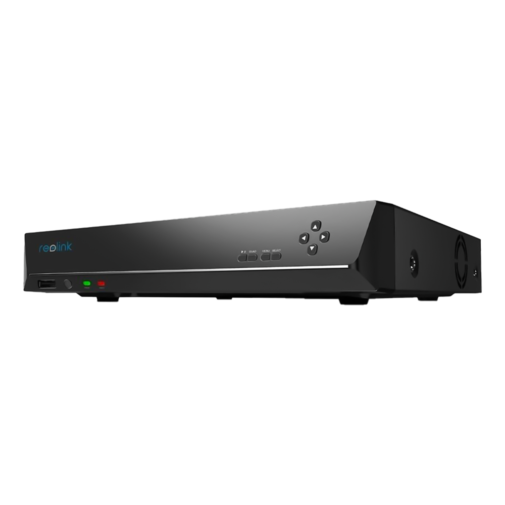 Reolink NVR 36 kanaler - Understøtter kameraer op til 16MP - Menneske-/Kæledyrs-/Køretøjsdetektering - op til 3x 16TB harddisk (ikke inkluderet) - 24/7 optagelse - Egnet til indendørs