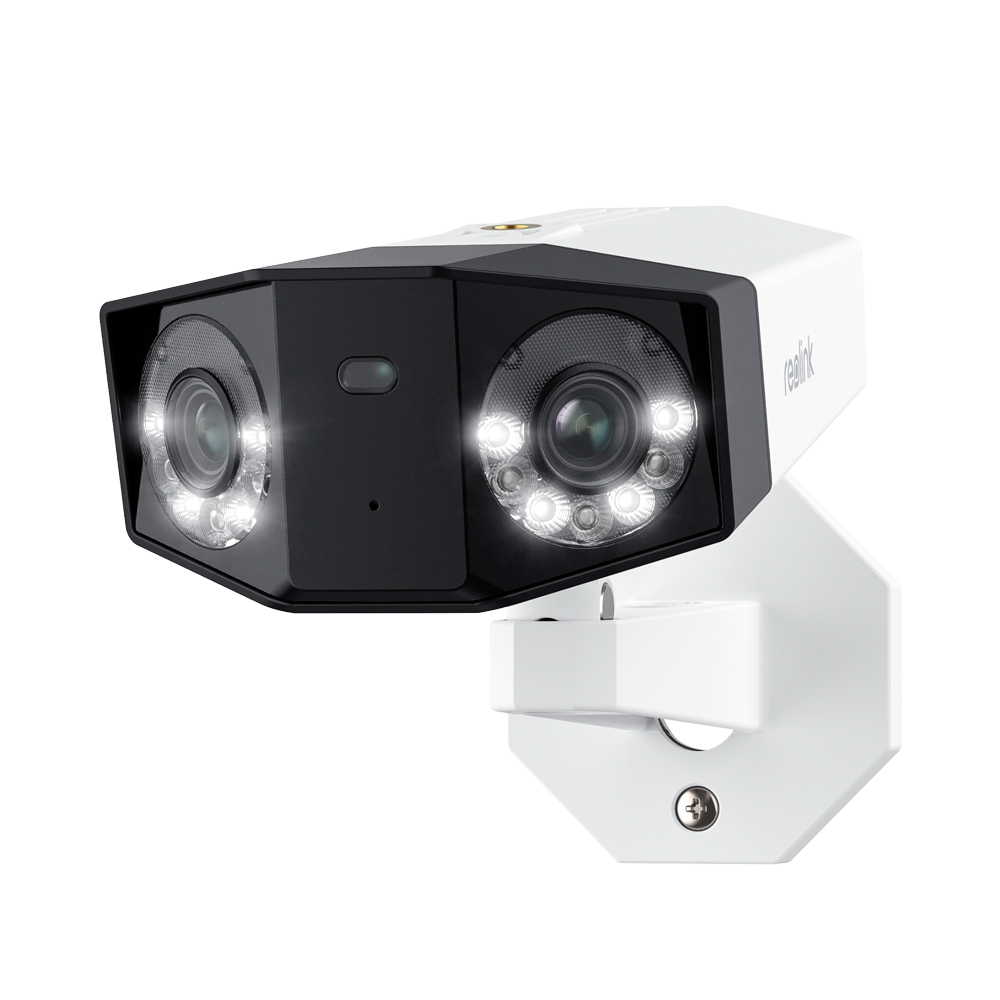 Reolink 8MP Duo 2 PoE-kamera - 8MP (4608X1728) @ 20FPS - PoE / 180º panorama / LED-lys - Automatisk zoom - Tovejs lydkommunikation / MicroSD-slot - Egnet til udendørs brug