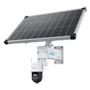 Reolink 4G Dual-Lens Batteridrevet Kamera - 8MP (3840 x 2160) / 4G LTE - Batteri 14.400 mAh / Solpanel 66W - Human / Køretøj / Kæledyr PIR-detektion - Automatisk tracking og zoom - Egnet til udendørs