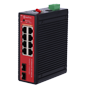 Administrerbar L2+ switch med 8x RJ45 og 2x SFP - 8 Gigabit PoE-porte med IEEE 802.3bt-support - Højeffekt dual dediceret output på 90W - Fanless Industrial Architecture - Statisk routing IPv4/IPv6 og L2+ management - Redundant strømforsyning via terminalblok med 4 ben
