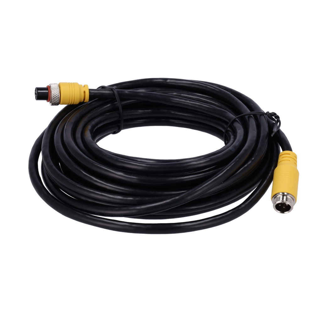 Streamax - Kabel til AHD-kameraer - Stik M12 luftfart - 4 ben - Længde 7m - Hun - Hun