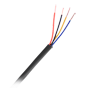 4 ledere - Fleksibel elektrolytisk kobberleder Class 5 - CuSn Aluminium polyester skærm + afledning - Spole på 100 meter - CPR certifikat: B2ca -s1a, d0, a1 - Lavt tab