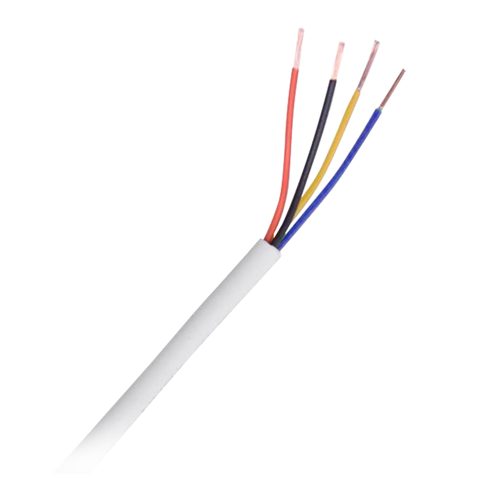 4 ledere - Fleksibel elektrolytisk kobberleder Class 5 - CuSn Aluminium polyester skærm + afledning - Spole på 500 meter - CPR certifikat: B2ca -s1a, d0, a1 - Lavt tab