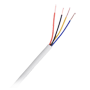 4 ledere - Fleksibel elektrolytisk kobberleder Class 5 - CuSn Aluminium polyester skærm + afledning - Spole på 500 meter - CPR certifikat: B2ca -s1a, d0, a1 - Lavt tab