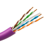 Halogensfrit stiv UTP-kabel - Kategori 6 - Opfylder 90m Fluke-test - OFC-leder, renhed 99,9% kobber - Spole på 305 meter - Diameter 5,5 mm