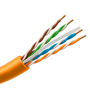 Halogenfrit stivt UTP-kabel - Kategori 6 - Opfylder 90m Fluke-test - OFC-leder, renhed 99,9% kobber - Spole på 305 meter - Diameter 5,5 mm