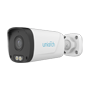 Uniview IP Bullet-kamera - Uniarch - 4 MP | Objektiv 4 mm - IR 30 m | Hvidt lys 15 m - Detektion af menneskekrop 2.0 - PoE | DWDR | IP67 - Integreret mikrofon