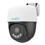 Uniview PT IP-kamera - Uniarch - 4 MP | Objektiv 4 mm - IR 30 m | Hvidt lys 30 m - UMD | Auto-tracking - PoE | DWDR | IP66 - Mikrofon | Højttaler | Nulstillingsknap