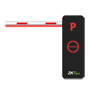 Parkeringsbom - Lige arm (4,5 m) - Højreåbning | 3.000.000 cyklusser - LED-indikatorer : Nødtilstand - Mulighed for backup-batteri - Egnet til udendørs