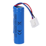Batteri LTO18650 - Genopladeligt LTO-lithiumbatteri - Spænding 2,4V / Molex-stik 5284 - Nominel kapacitet 1500mAh - Kompatibel med FIBRA-STREETSIREN - FIBRA-STREETSIRENCUSTOM og FIBRA-STREETSIRENPLUS
