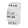 Afbryder / Manuel omskifter - Nominel strøm 16A - 2 poler (enfasede installationer) - Til sikker skifte/isolation - Til DIN-skinne - Overholder IEC/EN 60947-3