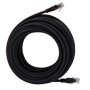 UTP-kabel - Ethernet - RJ45-stik - Kategori 6 - 3 m - Sort