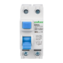 Fejlstrømsafbryder - Nominel strøm 25A - 2 poler (enfasede installationer) - Følsomhed 300mA - Udløsertype AC - Til DIN-skinne / Opfylder IEC/EN 61008-1