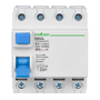 Differentialafbryder - Nominel strøm 40A - 4 poler (trefaseinstallationer) - Følsomhed 300mA - Udløsningstype AC - Til DIN-skinne / Opfylder IEC/EN 61008-1