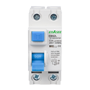 Fejlstrømsafbryder - Nominel strøm 63A - 2 poler (enfasede installationer) - Følsomhed 300mA - AC-triggertype - Til DIN-skinne / Opfylder IEC/EN 61008-1