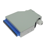 Fiberfordeling til DIN-skinne - Inkluderer 12 forinstallerede SC simplex-adaptere - UPC-polering for lavt optisk signaltab - Integreret intern fordelingsboks - Leveres tom; pigtails medfølger ikke - Robust grå udvendig overflade