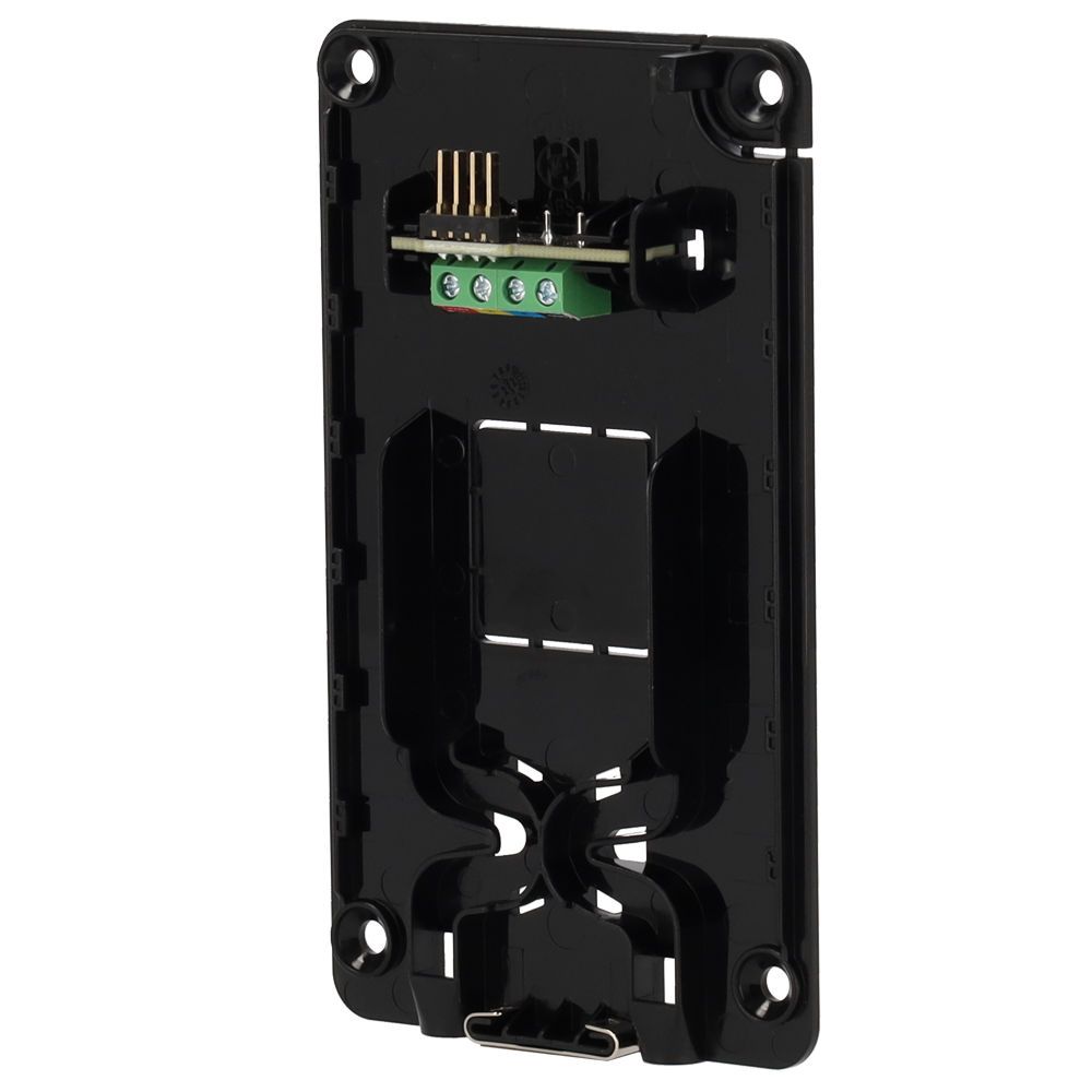 Kablundet tastaturstativ - Certificate NFA2P - Kompatibel med FIBRA-KEYPAD-B-NF - Inkluderer tilslutningsklemmer - Nem installation - ABS-plast - Sort farve