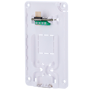 Trådløst tastaturstativ - Certificate NFA2P - Kompatibel med FIBRA-KEYPAD-W-NF - Inkluderer forbindelsesklemmer - Let installation - ABS-kunststof - Hvid farve