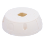 Forbindelsesboks til bullet og dome kameraer - Egnet til udendørs brug - Væg eller loft installation - Fremstillet af plastik - Hvid farve - Intern kabeladgang cover - Ø base 141,95 mm / Ø monteringszone 116,91 mm / 47,89 (Fo) mm