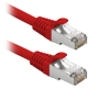 F/UTP Patchkabel - Ethernet - RJ45-stik - Kategori 6 - 20 cm - Farve: Rød