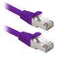 F/UTP Patchkabel - Ethernet - RJ45-stik - Kategori 6 - 10 m - Farve lilla