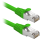 F/UTP Patchkabel - Ethernet - RJ45-stik - Kategori 6 - 1 m - Farve: Grøn