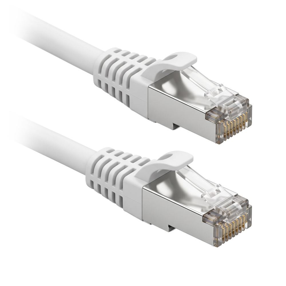 F/UTP Patch-kabel - Ethernet - RJ45-stik - Kategori 6 - 1 m - Hvid