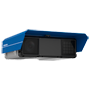 ITS-godkendt Cinemometer - Opløsning 9 MPx (4096x2160) - Motoriseret objektiv 11~40 mm | Autofokus - IR 40 m | MicroSD 512 GB | Trafiküberwachung - Op til 3 kørespor | Alarmer | IP66 | IK10 - Radar 10~320 km/h | Blitzlys