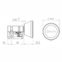 Smart cylinder S50 med lang læser - Åbning med NFC-tag eller mobilapp - Batterifri (powered by NFC) - Mål 10 (indvendig) x 30 (udvendig) mm - Justerbar længde med ILOQ-S50-EXTENSION-x - Udvendig IP65 | Panik indvendig del