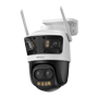 AOR Cruiser Triple Pano Z kamera 13MP - WiFi 6 Dual Band - Firekamera / Automatisk sporing / IR + Fuld farve - Tovejs audio / Sirene + Blå-rød blinklys - IMOU SENSE detekterer mennesker og køretøjer - Egnet til udendørs / IP66