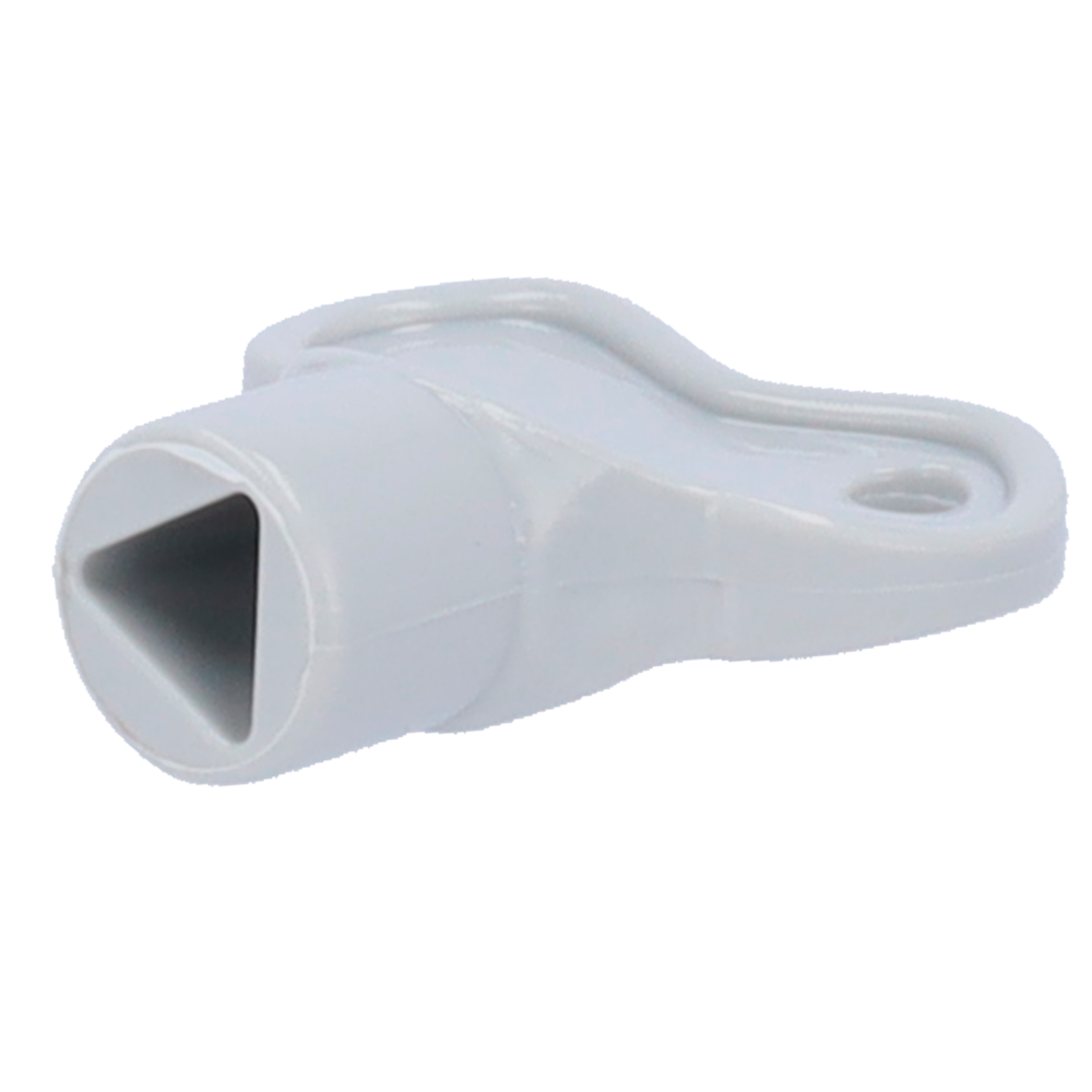Trekantet nøgle til polyester kabinetter - Kompatibel med BOX-403017-IP65 og BOX-403022-IP65 - Plastik
