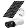 Kit Cell Go Full Color 3MP - WiFi 2,4 GHz / 5000mAh / Nivian-panel 3W - 2,8 mm / IR 15 + Full Color - Tovejslyd / Sirene + Flash - PIR-sensor / Menneskdetektion - Egnet til udendørs / IP65