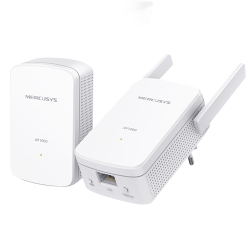 Kit PLC med Wi-Fi (MP510+MP500) - HomePlug AV1000Mbps - Dataoverførsel via elnettet