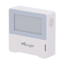 Sensirion CMOSens temperatursensor ±0,2 °C og fugtighed ±2 % - Altid aktiv e-ink-display 2,13" uden kontinuerlig strømforbrug - Mere end 7 års batterilevetid med 2 udskiftelige lithium-batterier - Lokal lagring af 1.280 poster med genudsendelses - Programmerbar hviletilstand til batteribesparing - Kontaktløs NFC-opsætning via mobilapp