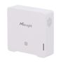 NDIR CO2-sensor 400-5.000 ppm med ±30 ppm+3% nøjagtighed - Temperatur ±0,2 °C og fugtighed ±2 % RH med Sensirion-sensor - Trefarvet LED-indikator til visuel CO2-alarmering - Over 5 års driftstid med 2 udskiftelige lithium-batterier - Lokal lagring af 640 registreringer med videresendelse - Kontaktløs NFC-konfiguration og integreret CO2-kalibrering