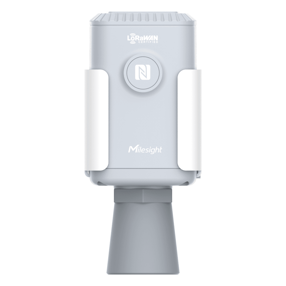 LoRaWAN ultralydsafstandssensor - Registrering op til 8m - Rækkevidde op til 10km med direkte sigtlinie - Konfiguration via NFC og APP - Beskyttelsesgrad IP67 - Langvarig batteri