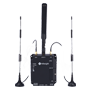 Milesight Router Industrial 4G LTE Cat 4 - Forbindelse 4G LTE Cat 4 med dobbelt SIM-slot - Wi-Fi-netværk 2.4GHz for op til 15 brugere