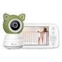 Nivian Smart Baby Monitor 2MP - Video Full HD 1080p med nattetisyn - HD monitor 5" med genopladelig 2800 mAh batteri - Fjern WiFi-forbindelse og direkte point-to-point-tilslutning - Grydedetection, bevægelse og menneskeregistrering - Kompatibel med TUYA Smart / Google / Alexa