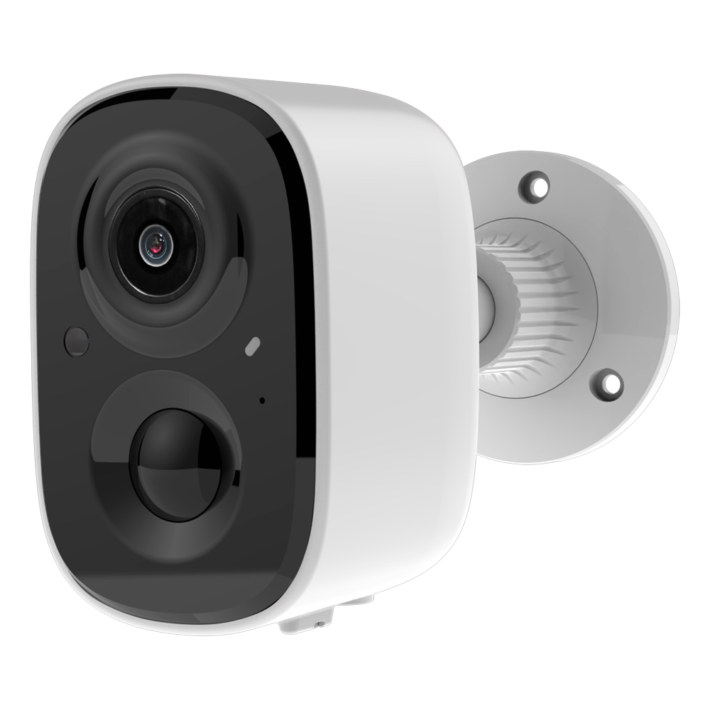 VicoHome Udendørs 3Mpx Wifi batteridrevet - PIR sensor / Smart detektion (cloud) - Afskrækkende lys / Batteri 5200 mAh - Objektiv 3.3mm 110°/ IR7m/ LED hvid - Tovejs lyd / SD slot - VicoHome og Cloud / Alexa Apps