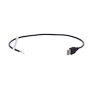 USB-kabel til firmwareopdateringer - Længde 0,5 meter - Kompatibelt med Queclink sporingsenheder - Standard USB-A-stik på den ene ende - Proprietært stik til GL/GV-enheder - Kompakt design til direkte tilslutning til pc