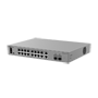 Ruijie Reyee Cloud Managed L2 Switch - 18 Gigabit-porte RJ45 og 2 SFP-slots - 16 PoE/PoE+ porte med strømbudget på 250 W - PoE Watchdog-funktion og uafbrudt genstart - Avanceret netværksrobusthed med ERPS-protokol - Rackmontering med beskyttelse mod 6 kV