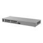Ruijie Reyee Cloud Managed L2-switch - 24 Gigabit-porte RJ45 og 2 SFP-slots 2,5G - Netværksmodstandsdygtighed med ERPS Ring Protocol - Gratis administration via Ruijie Cloud og Reyee-app - Passivt kølet metalrack-chassis - Overspenningsbeskyttelse op til 6 kV