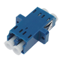 LC-type fiberoptisk adapter - Dupleks-konfiguration (til 2 fibre) - Langflange-design - Robust fastgøring til patchpaneler - Præcisionsafstilling for lavt tab - Robust, meget holdbar hus