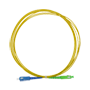 Simplex Fiberoptisk Forbindelsesledning - Højperformance enkeltmode fiber G657A2 - Hybrid APC SC og UPC SC Stik - Præcis længde på 3 meter - LSZH Brandsikker Yderkab - Universal Generisk Kompatibilitet