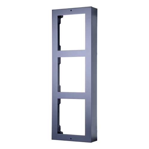 Overflademonteret kasse - Til 3 moduler - Specifik til Safire videointercom-system - Kompatibel med Safire-moduler - Fremstillet af flyveraluminium - Panel fremstillet af flyveraluminium