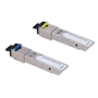 SFP-transceiver-modulpakke - 100Base-LX Ethernet-standard - Integreret SC Simplex BiDi-stik