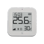Shelly BLU H&T Display ZB White - Fugt- og temperatursensor - E-paper display - WiFi 2.4GHz / Bluetooth / Matter / Zigbee - Batteridrevet CR2032 - Kompatibel med Apple HomeKit, Alexa og Google