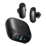 Soundcore Liberty 5 Pro Sort - Realtidsoverste til 100 sprog - Krystalklar kommunikation med AI (Guinness World Record) - 8 mikrofoner + 2 benledningssensorer - Bluetooth 6.1 forbundet til 3 enheder - Vand- og svedresistent IP55