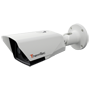 Thermtec biespektral IP bullet-kamera - Termalsensor 384x288 pix., 12µm, objektiv 10mm - Synlig sensor 2592x1536 pix., 1/2.8", objektiv 6mm - NETD ≤25mK (25°C,F1.0) - EIS, dobbelt privatlivsmaskering - Inkluderer tilslutningskasse